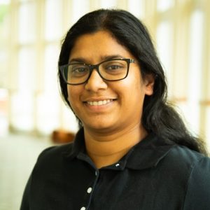 Meena Carr headshot in robinson hall