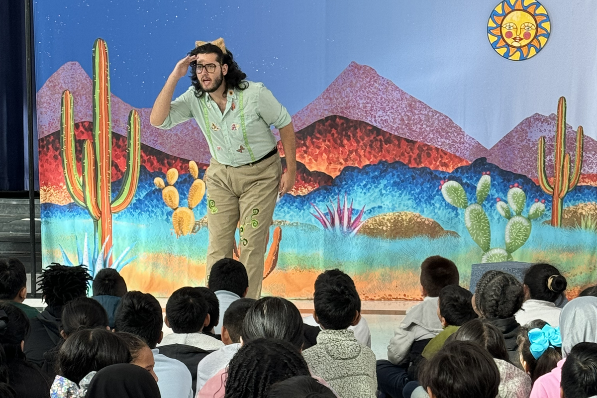 Christian in Opera Xpress touring children's opera