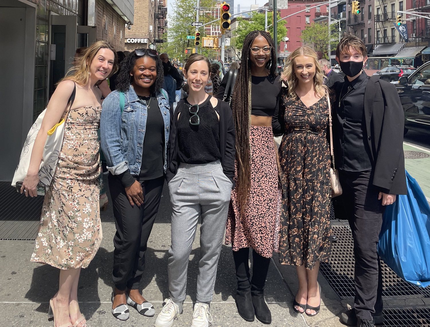 dance alumni outside Joyce Theater