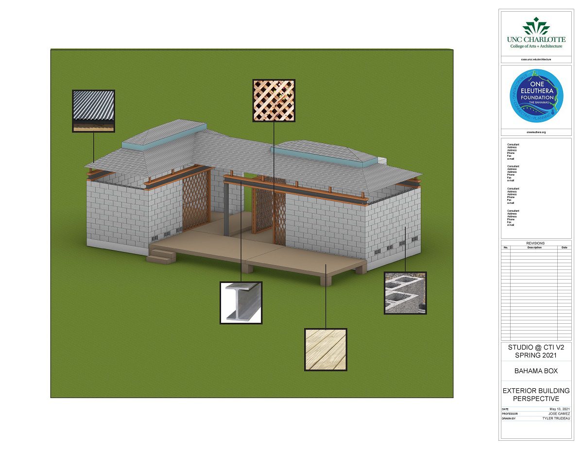 rendering of a possible house for Bahamas