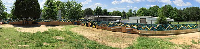 preschool playground fence