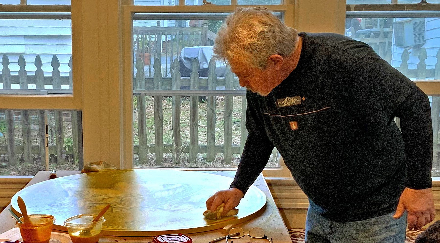 Jamie Franki in his studio