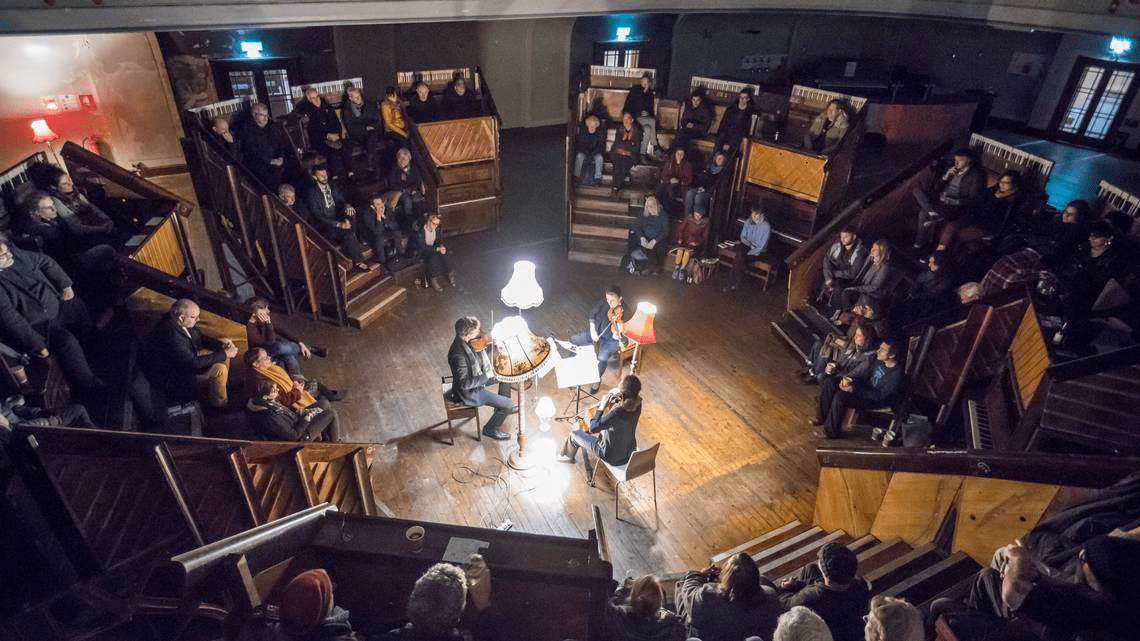 picture of the pianodrome installation