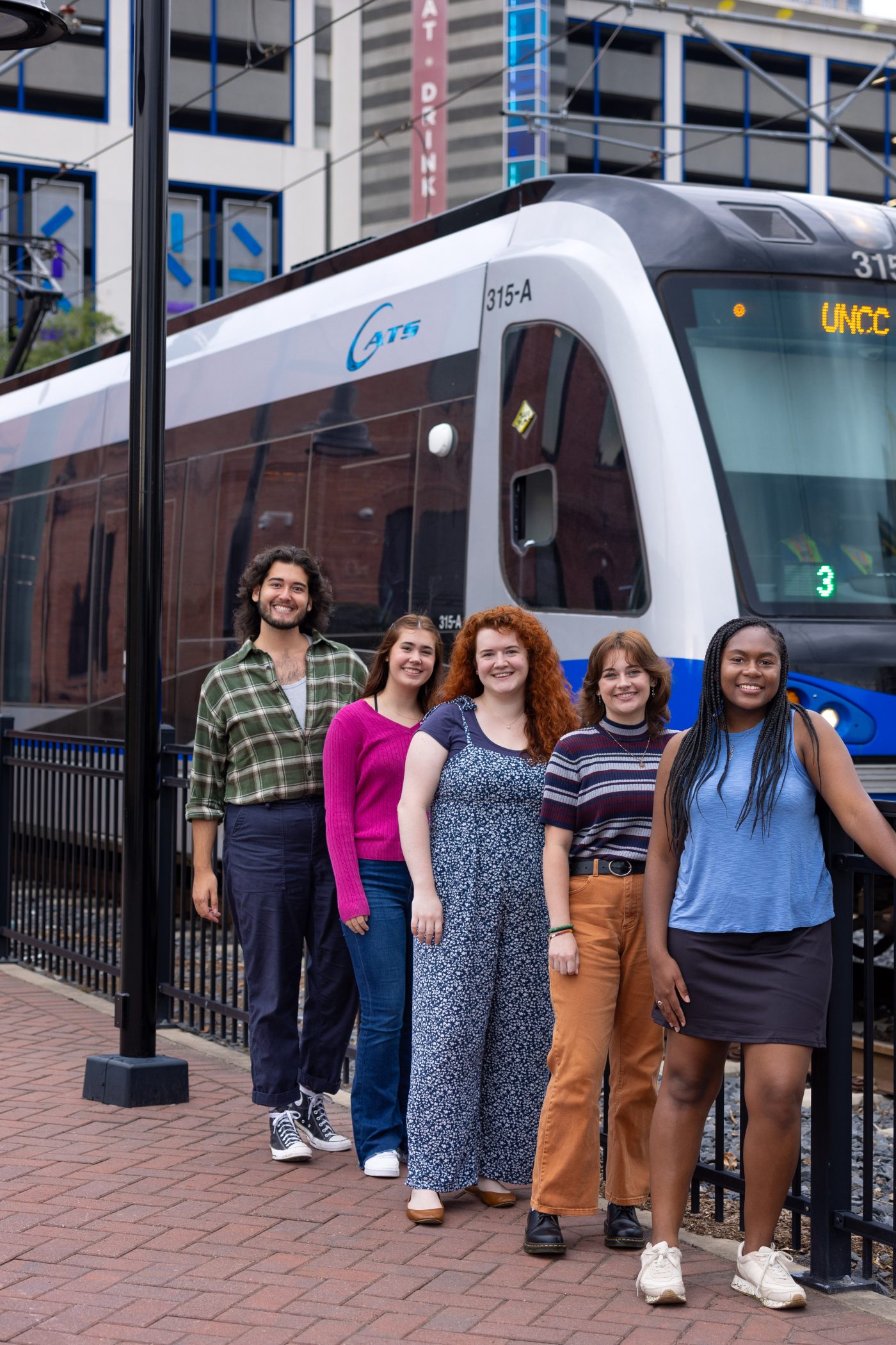 group of music students in uptown