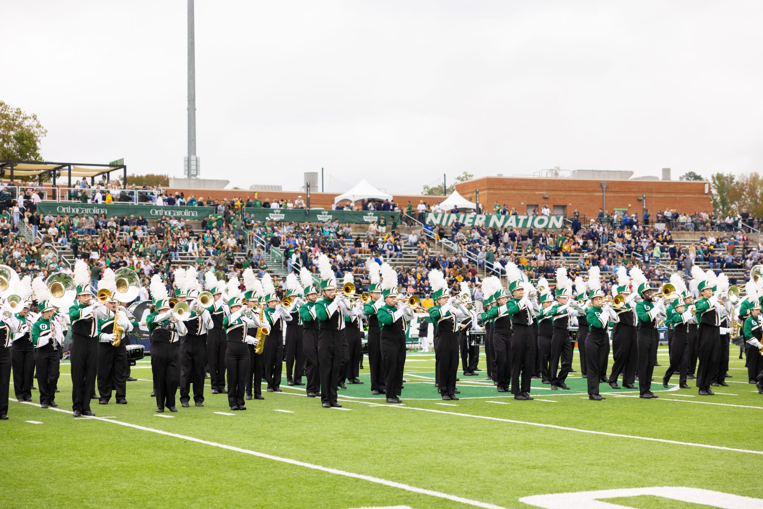 band on football field