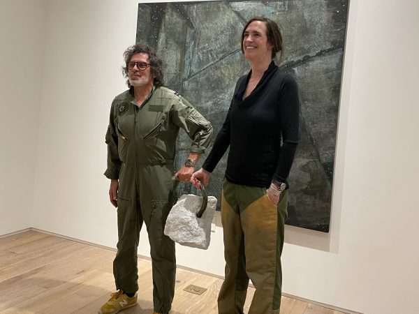 Marek and Ranis and Missy Eppes in Hodges Taylor Gallery